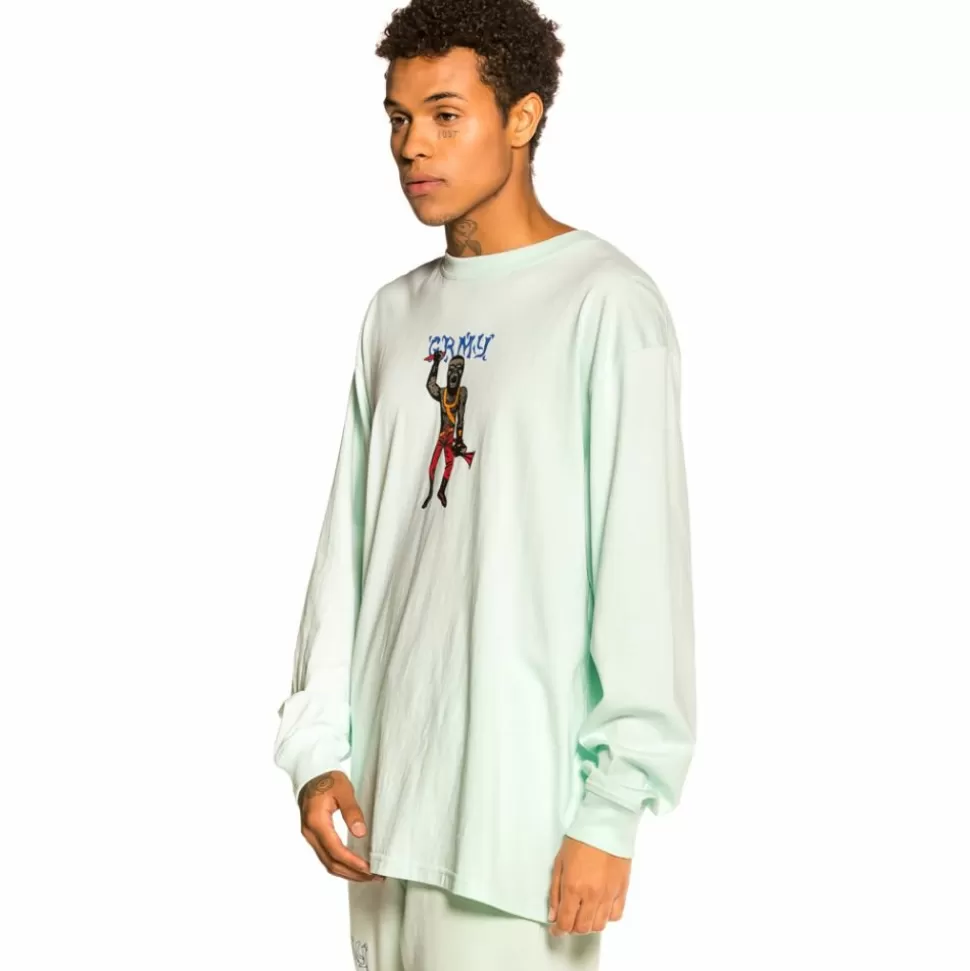 Tees*Grimey Camiseta Manga Larga "Jazz Thing" - Light Blue - Fall 21