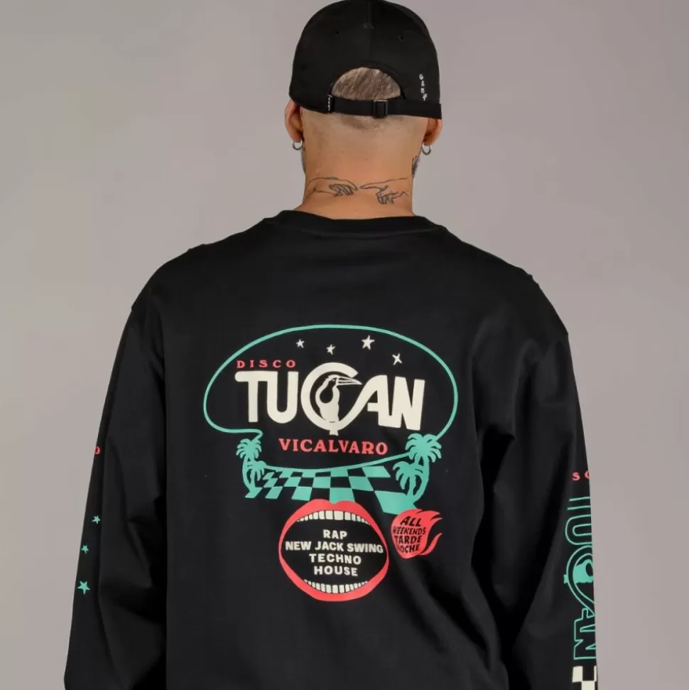 Tees*Grimey Camiseta Manga Larga "Pasion Gamberra (Gp X Grmy)" - Black - Fall 22