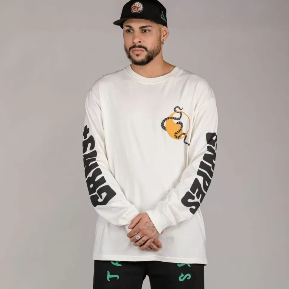 Tees*Grimey Camiseta Manga Larga "Snipes X True Roots" - White - Fall 22