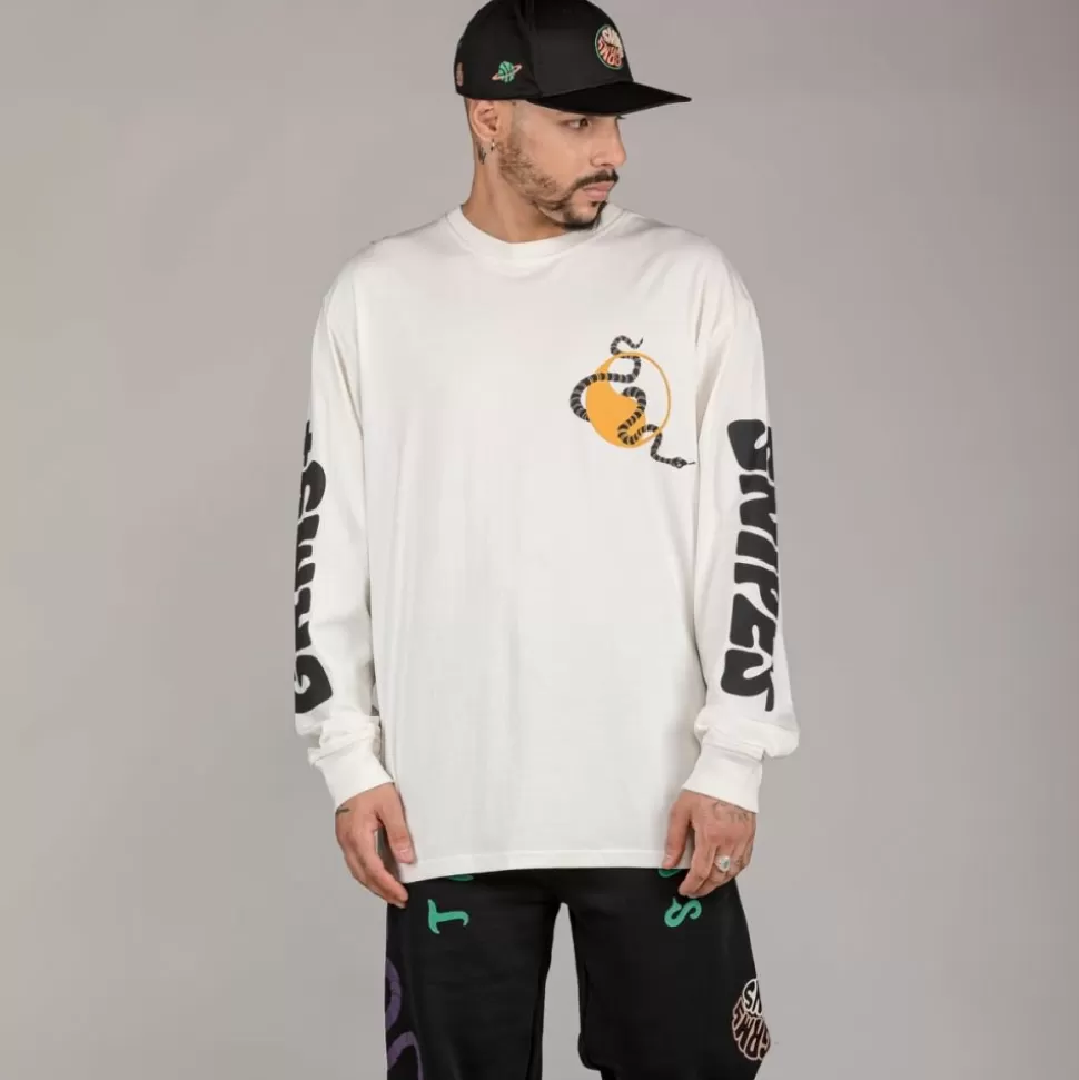 Tees*Grimey Camiseta Manga Larga "Snipes X True Roots" - White - Fall 22