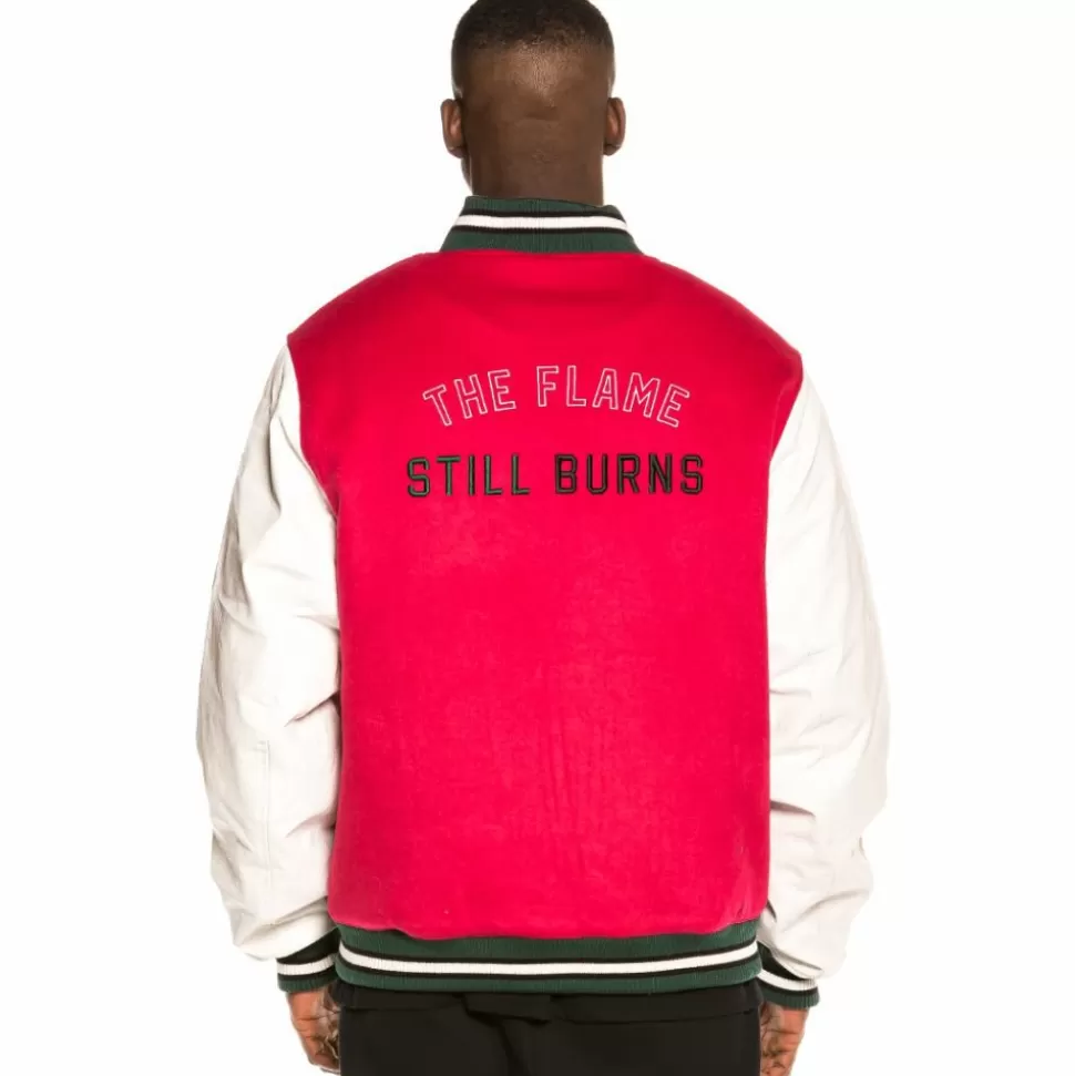 Coats*Grimey Chaqueta Baseball Yoga Fire Fw20 Red