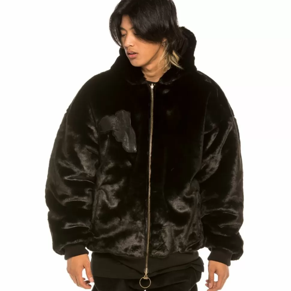 Coats*Grimey Chaqueta Bomber "Aged Rum" Fur - Black - Winter 21