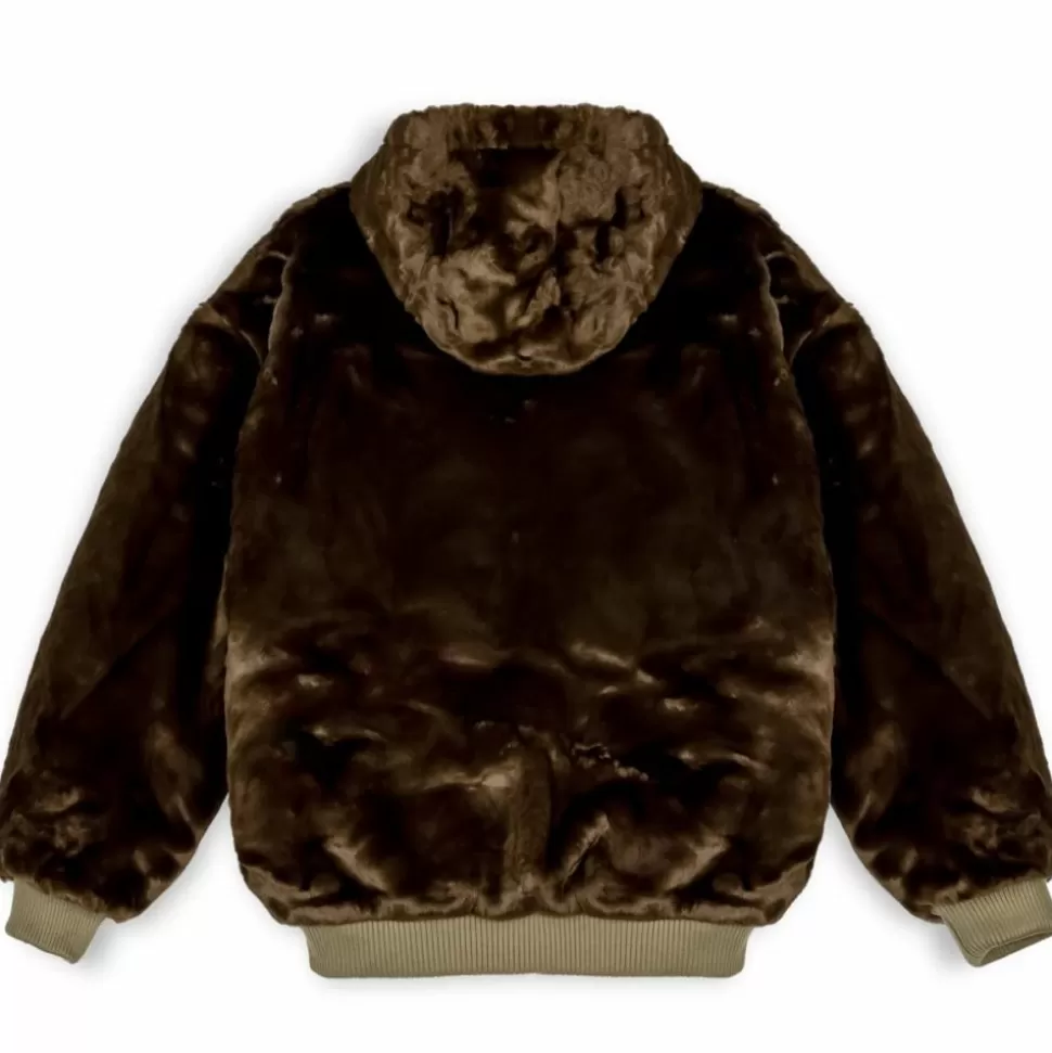 Jackets*Grimey Chaqueta Bomber Lost Boys Reversible Fur - Brown - Winter 22