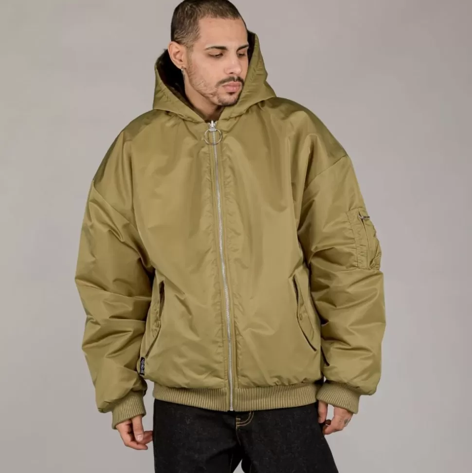 Jackets*Grimey Chaqueta Bomber Lost Boys Reversible Fur - Brown - Winter 22