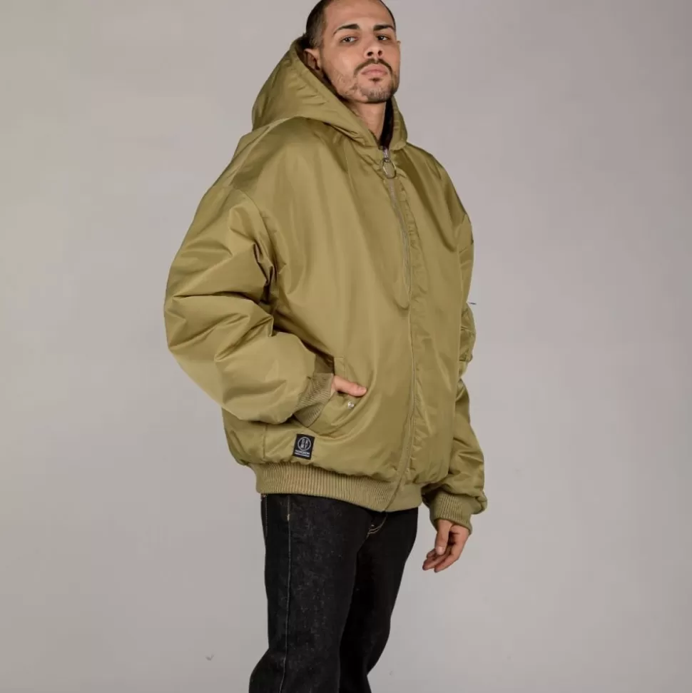 Jackets*Grimey Chaqueta Bomber Lost Boys Reversible Fur - Brown - Winter 22