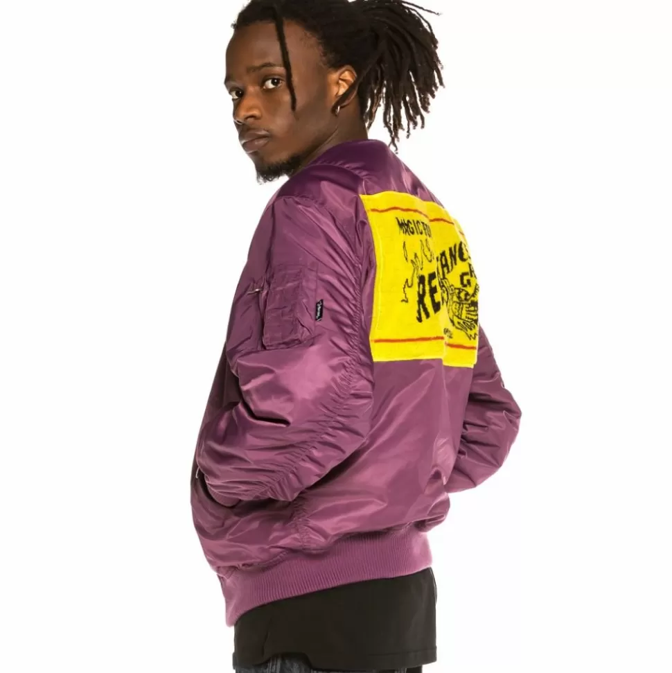 Coats*Grimey Chaqueta Bomber Reversible "Liveution" - Purple - Spring 21