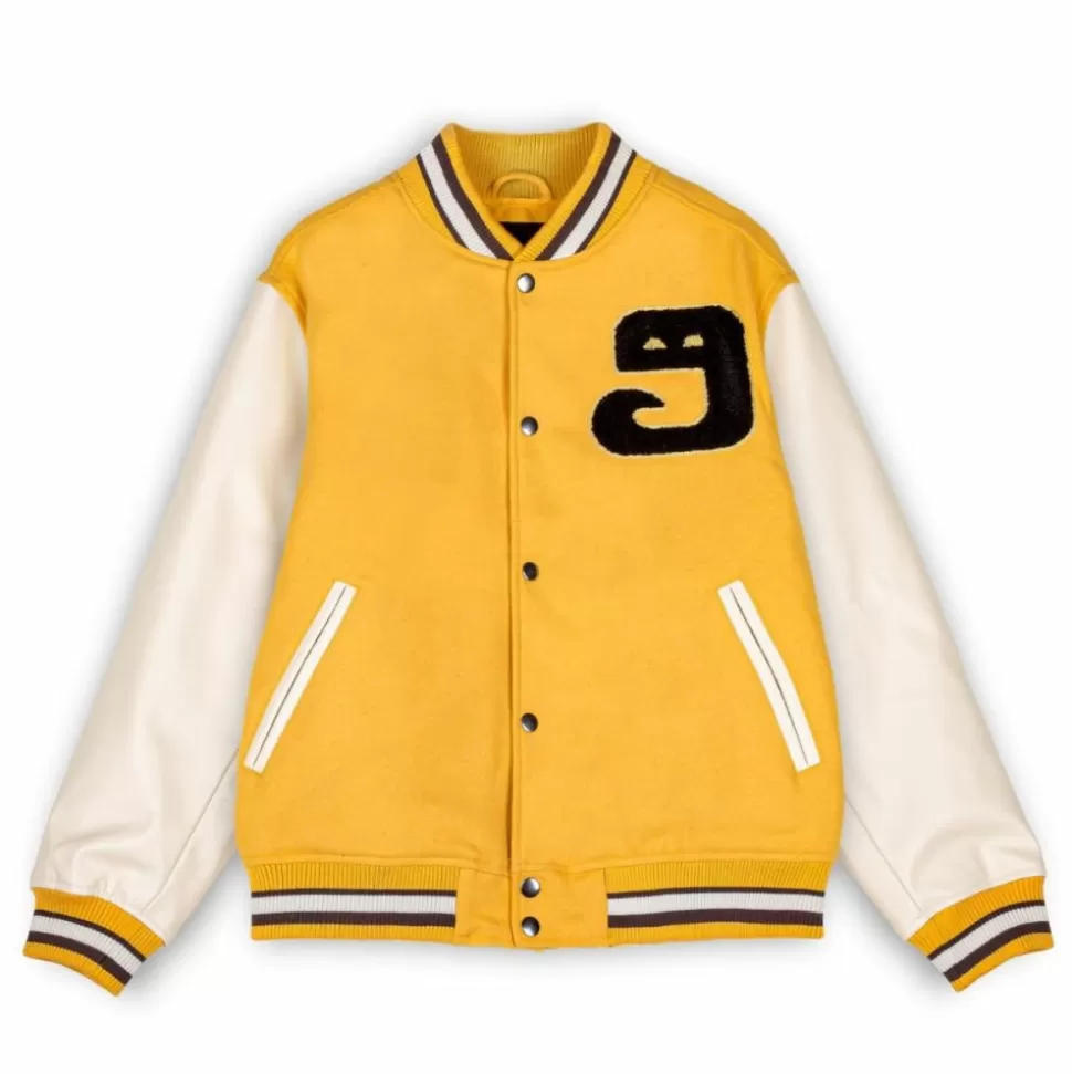 Jackets*Grimey Chaqueta De Baseball "Lust Mantra" - Yellow - Fall 22