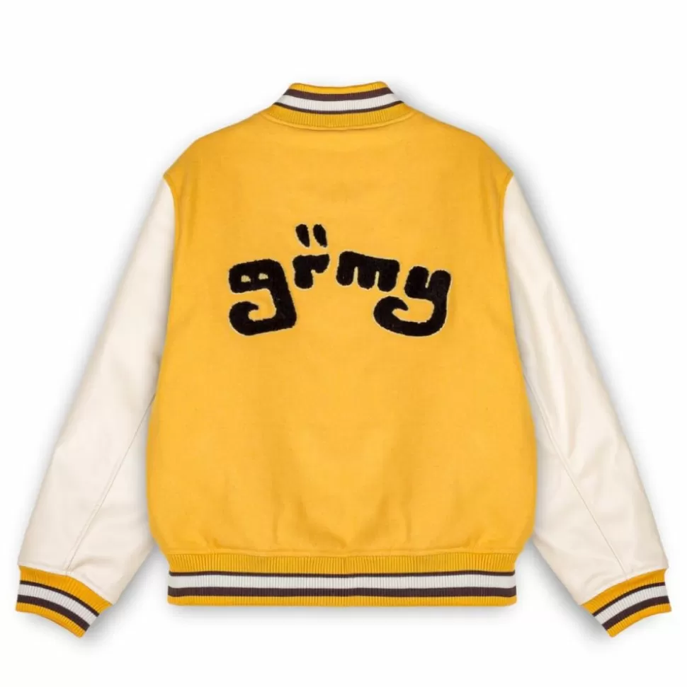 Jackets*Grimey Chaqueta De Baseball "Lust Mantra" - Yellow - Fall 22