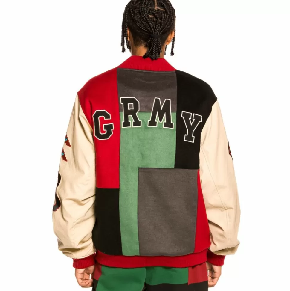 Coats*Grimey Chaqueta De Baseball "Singgang Junction" - Green - Fall 21