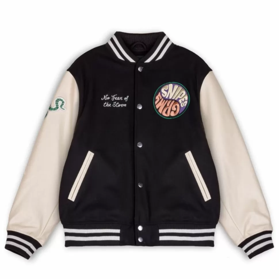 Jackets*Grimey Chaqueta De Baseball "Snipes X True Roots" - Black - Fall 22