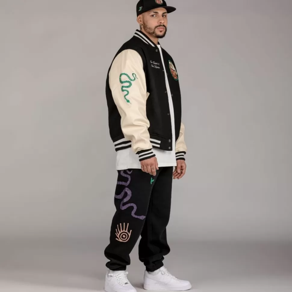 Jackets*Grimey Chaqueta De Baseball "Snipes X True Roots" - Black - Fall 22