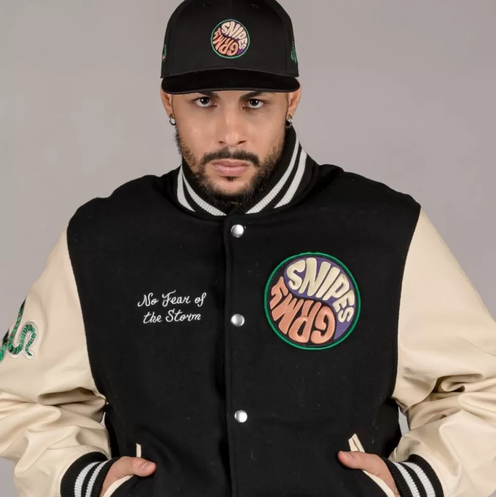 Jackets*Grimey Chaqueta De Baseball "Snipes X True Roots" - Black - Fall 22
