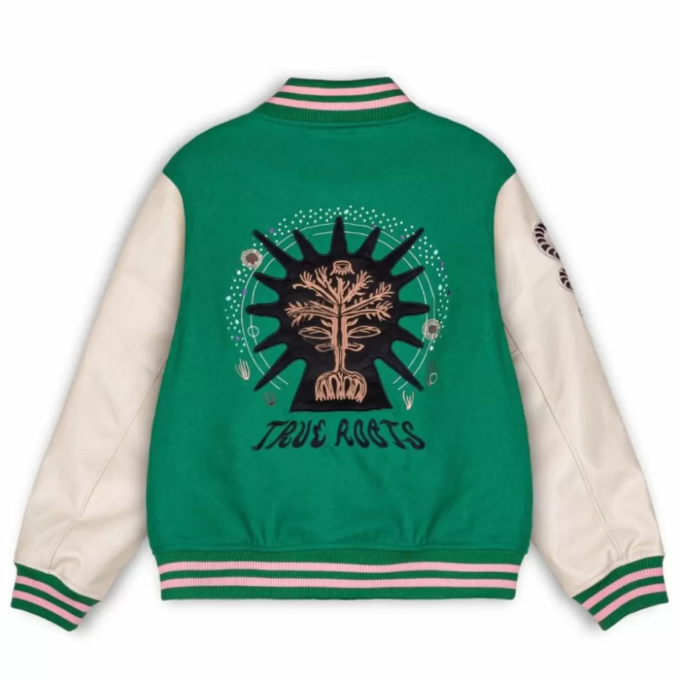 Jackets*Grimey Chaqueta De Baseball "Snipes X True Roots" - Green - Fall 22