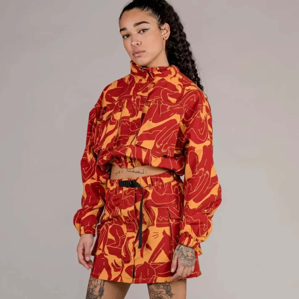 Recycled*Grimey Chaqueta De Chica "Lust Mantra" Tj - Brown - Fall 22