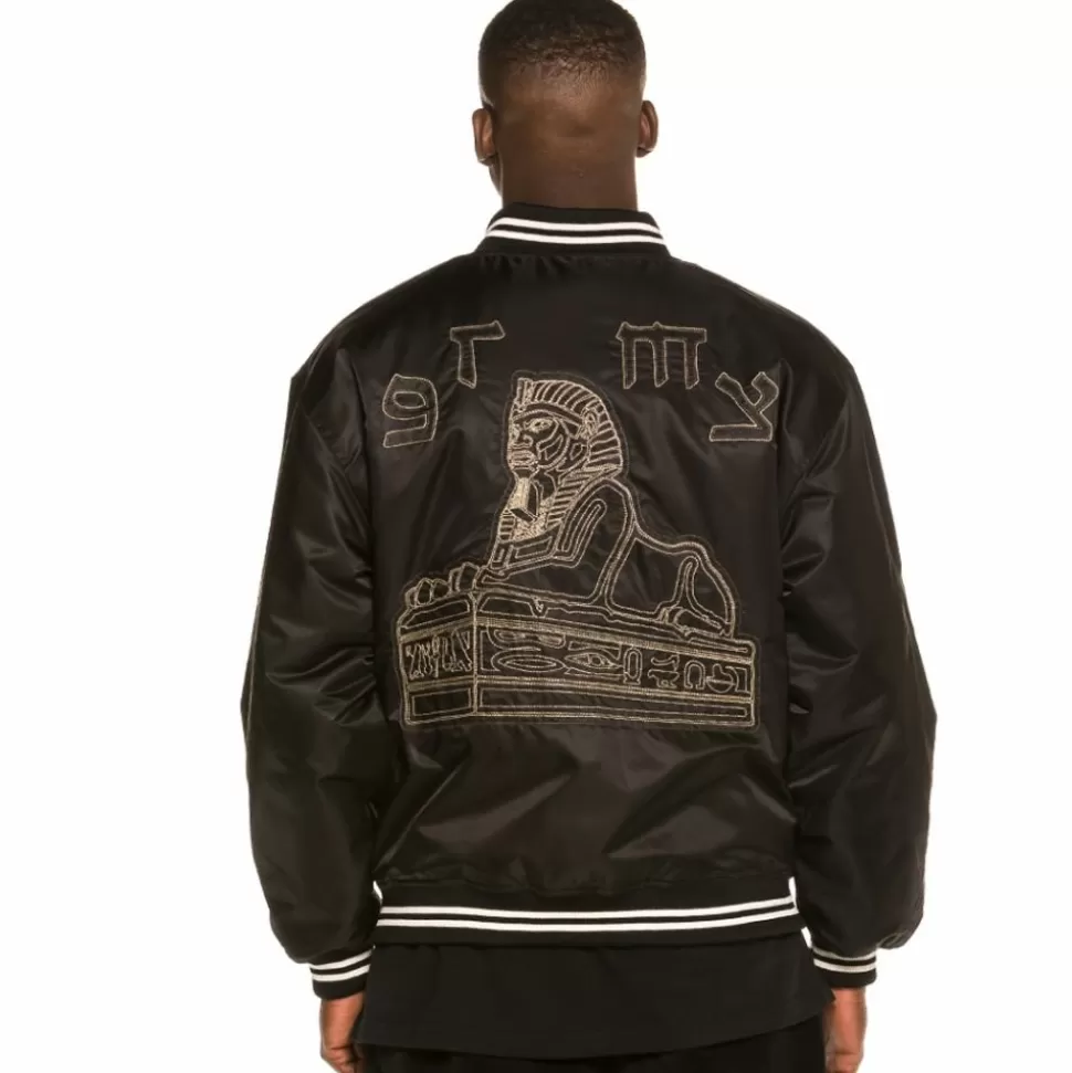 Coats*Grimey Chaqueta Call Of Yore Reversible Satin Jacket Fw20 Black