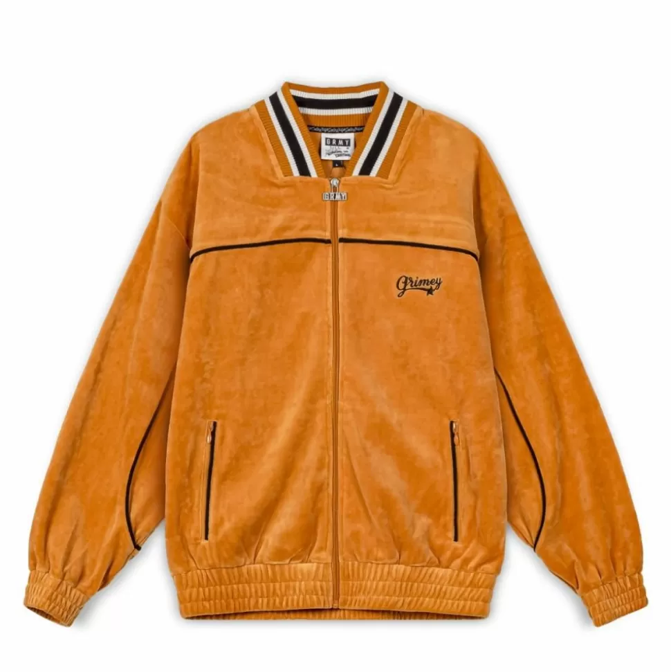 Jackets*Grimey Chaqueta Madrid Velvet - Orange - Fw23