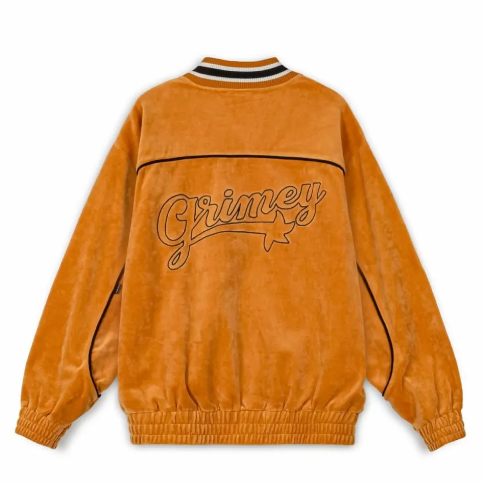 Jackets*Grimey Chaqueta Madrid Velvet - Orange - Fw23