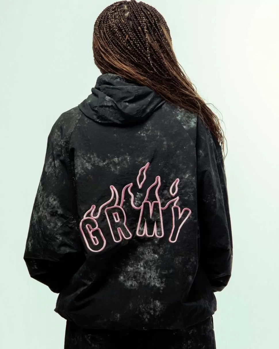 Jackets*Grimey Chaqueta Melted Stone Tie And Dye Vintage - Black - Fw23