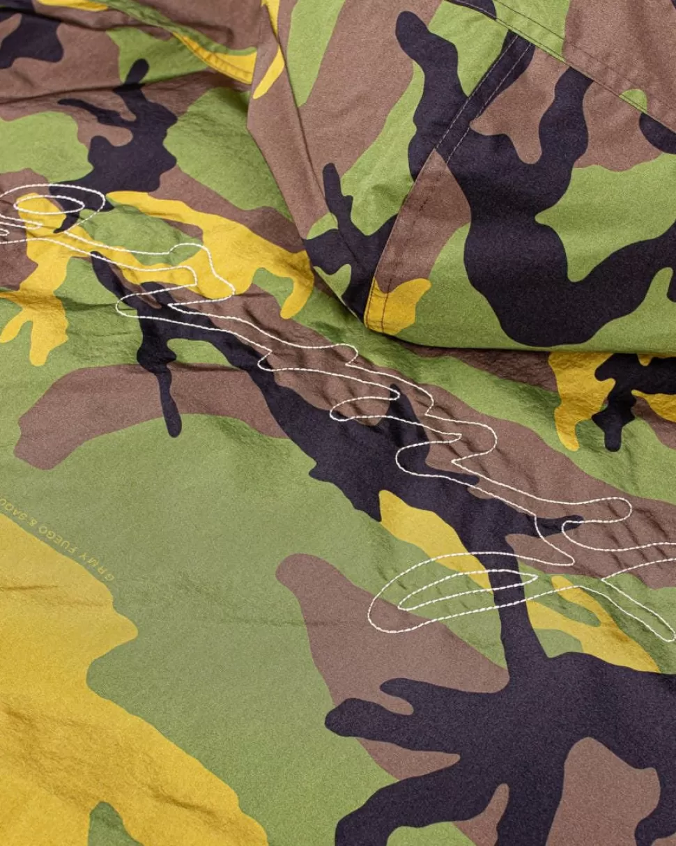 Jackets*Grimey Chaqueta The Strait Talk All Over Print Camo Pullover - Camo - Fw23