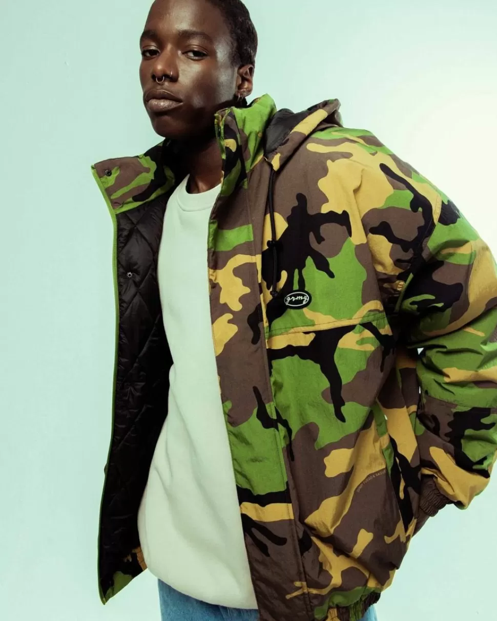 Jackets*Grimey Chaqueta The Strait Talk All Over Print Camo Pullover - Camo - Fw23