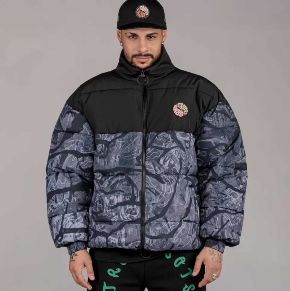 Coats*Grimey Chaqueta Puffy "Snipes X True Roots" - Black - Fall 22