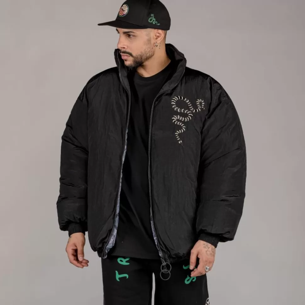 Coats*Grimey Chaqueta Puffy "Snipes X True Roots" - Black - Fall 22