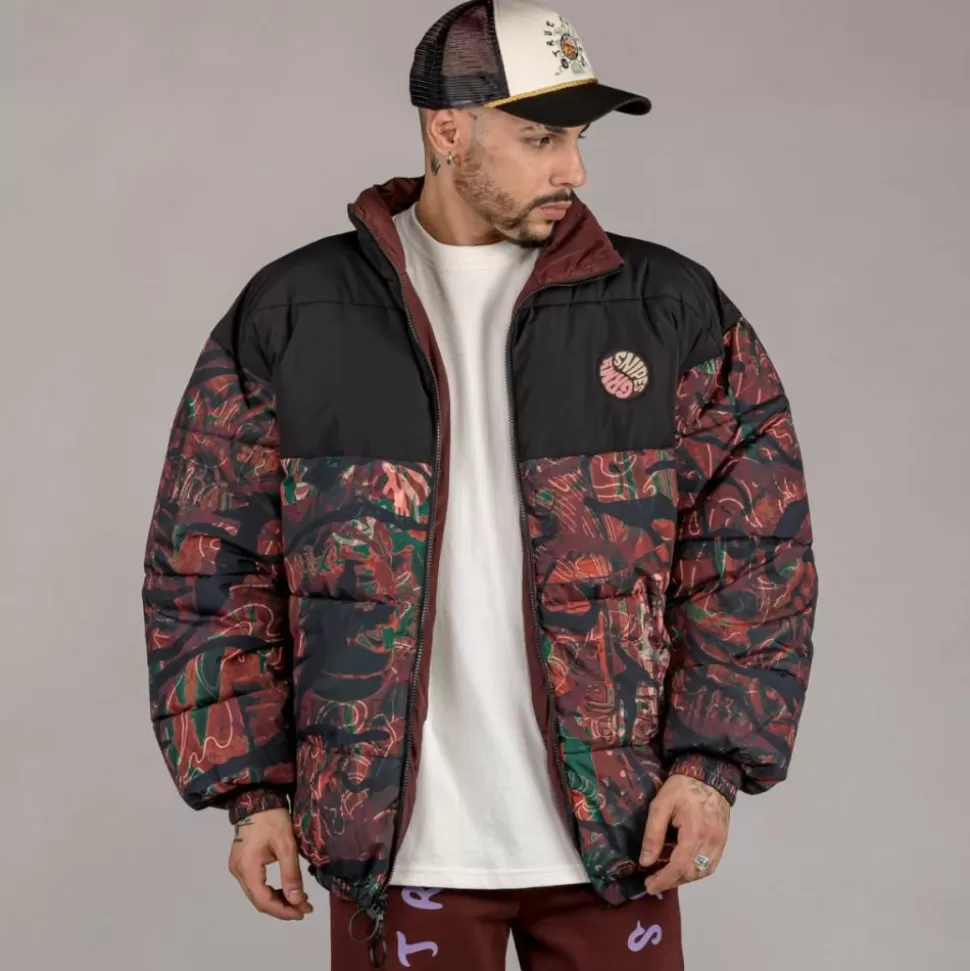 Coats*Grimey Chaqueta Puffy "Snipes X True Roots" - Brown - Fall 22