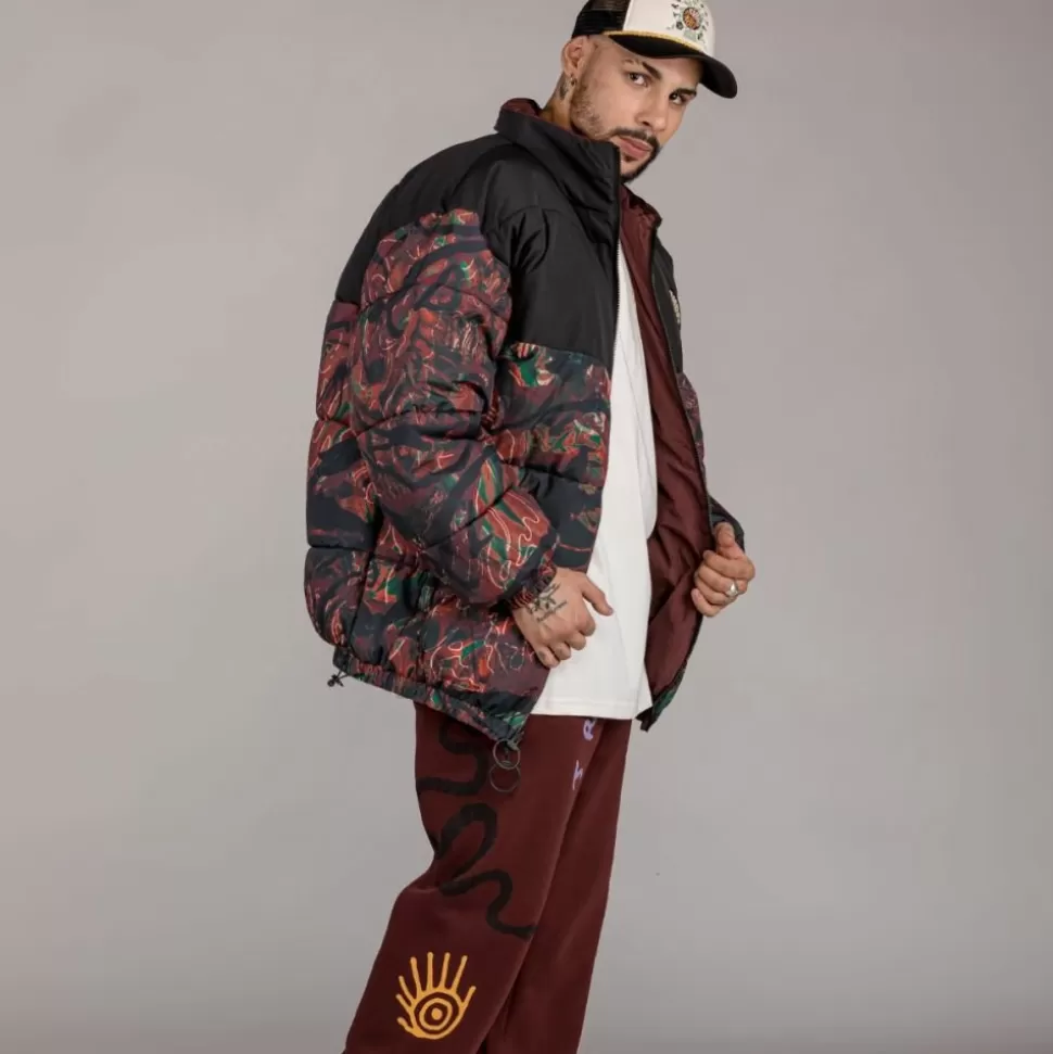 Coats*Grimey Chaqueta Puffy "Snipes X True Roots" - Brown - Fall 22