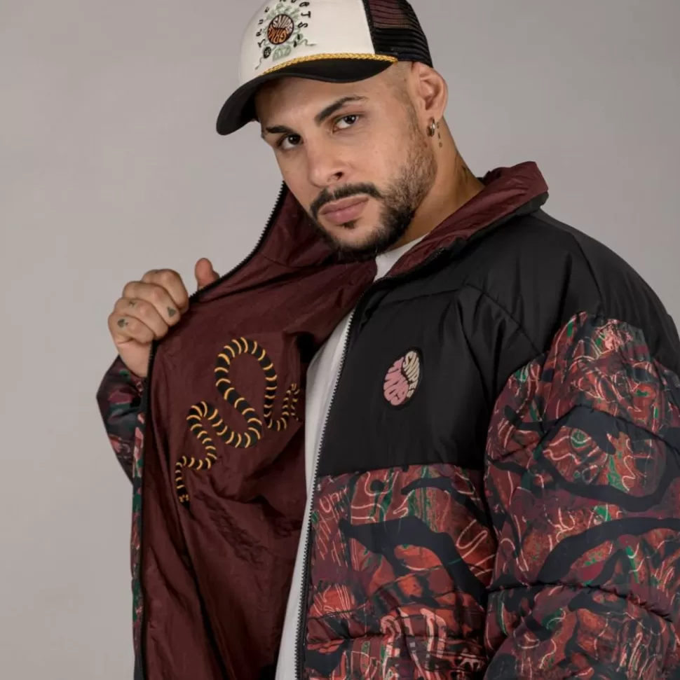 Coats*Grimey Chaqueta Puffy "Snipes X True Roots" - Brown - Fall 22