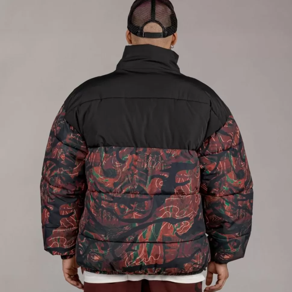 Coats*Grimey Chaqueta Puffy "Snipes X True Roots" - Brown - Fall 22