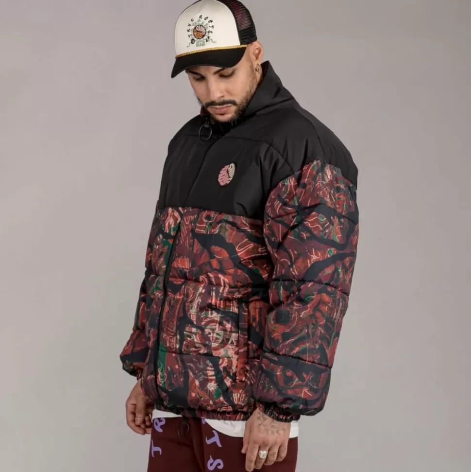 Coats*Grimey Chaqueta Puffy "Snipes X True Roots" - Brown - Fall 22