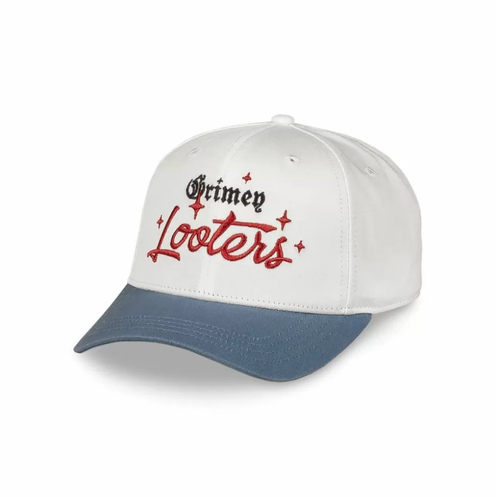 Head Wear*Grimey Gorra Causing Panic Los Nite Owls Curved Visor - White - Ss24