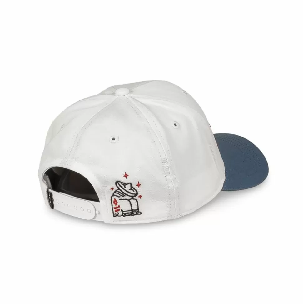 Head Wear*Grimey Gorra Causing Panic Los Nite Owls Curved Visor - White - Ss24