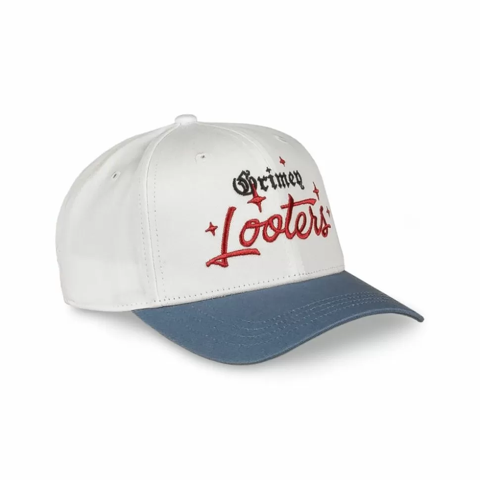 Head Wear*Grimey Gorra Causing Panic Los Nite Owls Curved Visor - White - Ss24