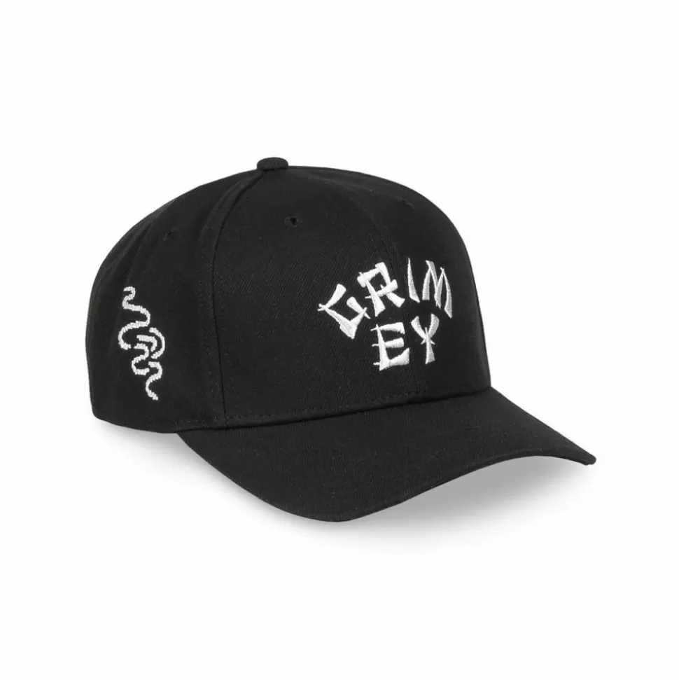 Head Wear*Grimey Gorra Lucky Dragon Curved Visor - Black - Ss24