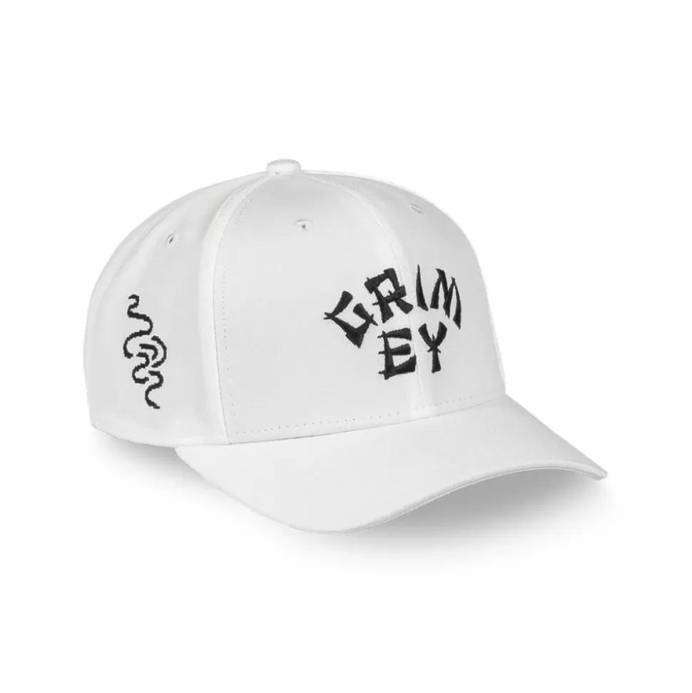 Head Wear*Grimey Gorra Lucky Dragon Curved Visor - White - Ss24