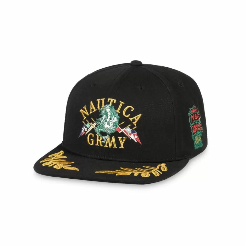 Head Wear*Grimey Gorra Mighty Harmonist Nautica X Grmy - Black - Ss24