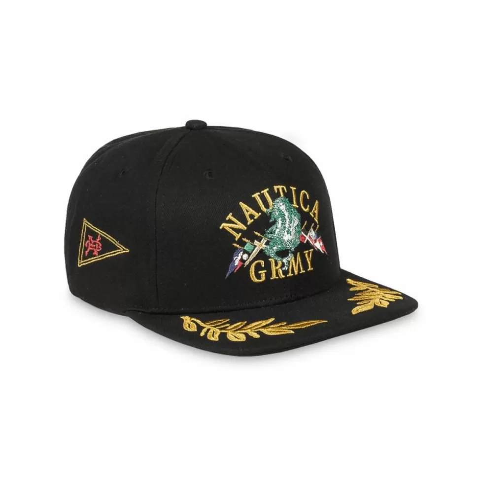 Head Wear*Grimey Gorra Mighty Harmonist Nautica X Grmy - Black - Ss24