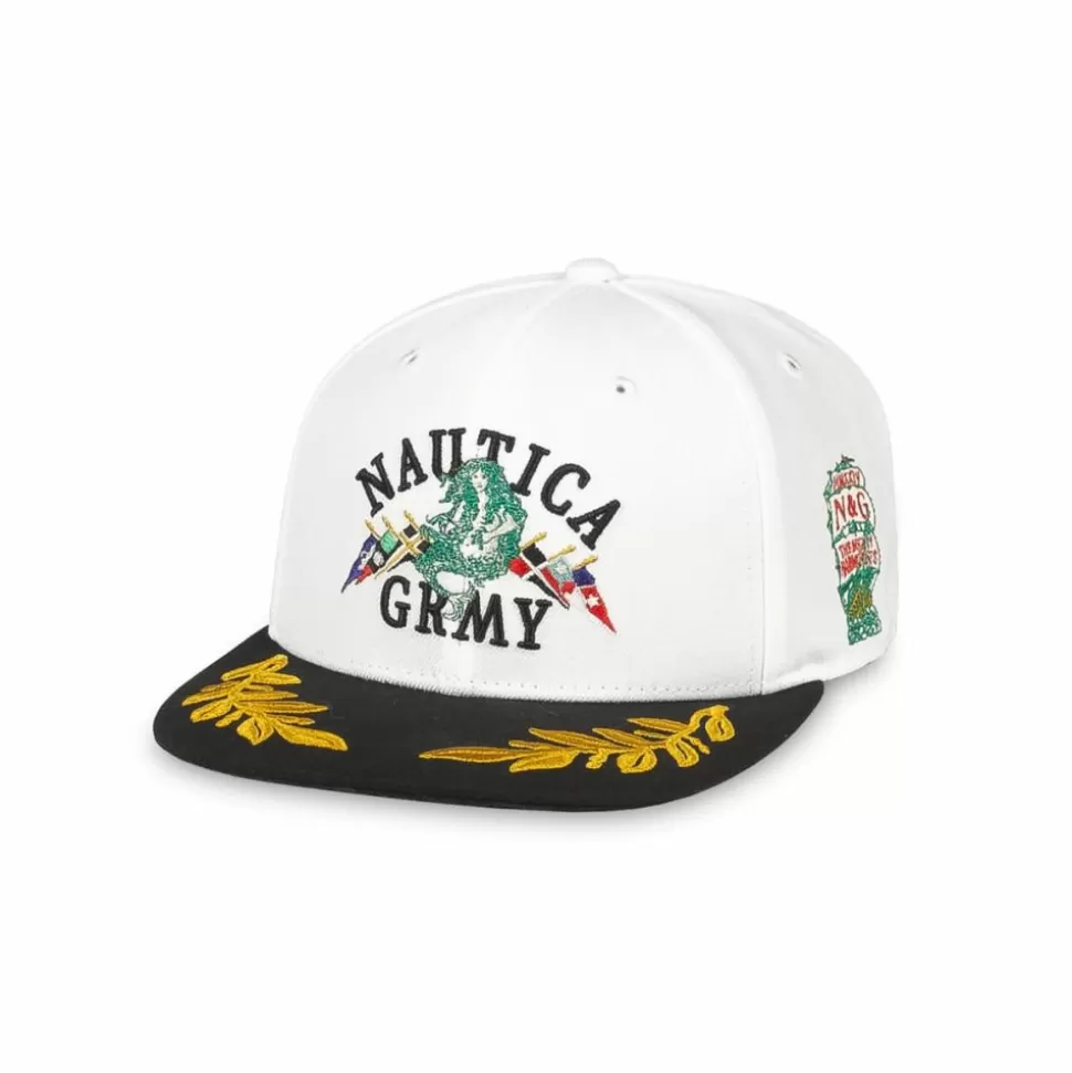 Head Wear*Grimey Gorra Mighty Harmonist Nautica X Grmy - White - Ss24