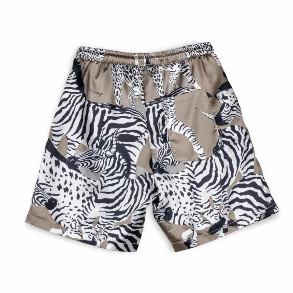 Shorts*Grimey Animal Satin Short - Copper - Summer 23