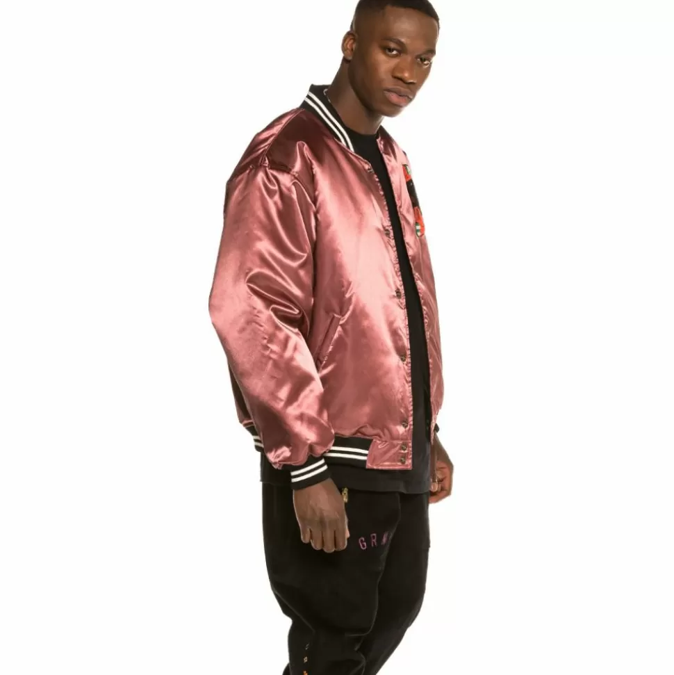 Jackets*Grimey Call Of Yore Reversible Satin Jacket Fw20 Black