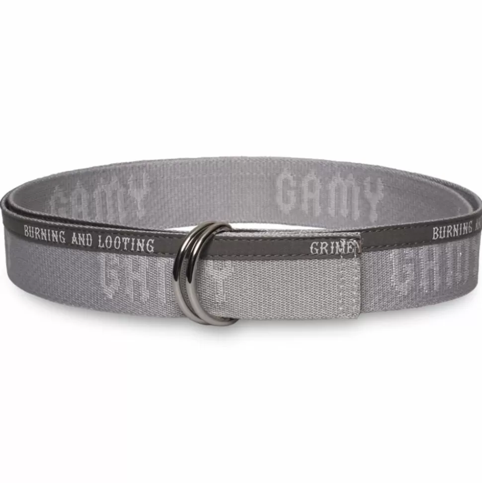 Belts*Grimey Carnitas Belt Ss20 Grey