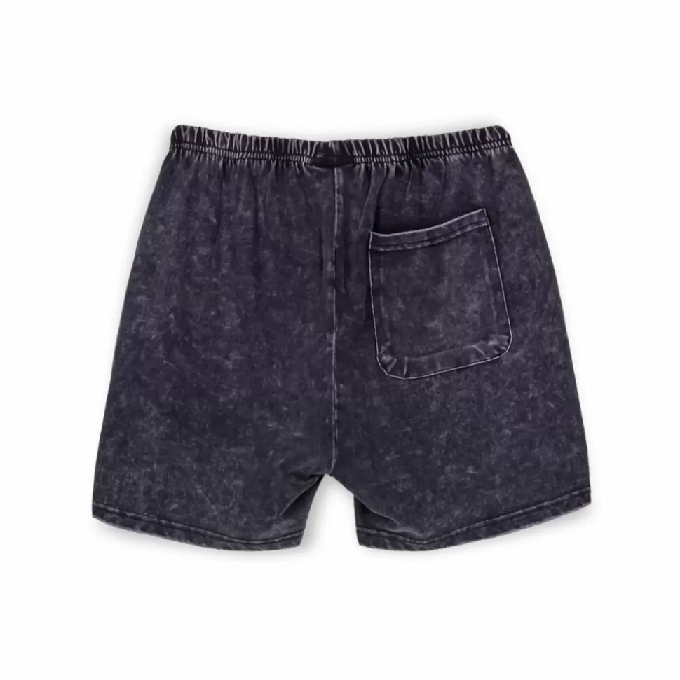 Shorts*Grimey Cloven Tongues Sweashorts - Washed Black - Summer 23