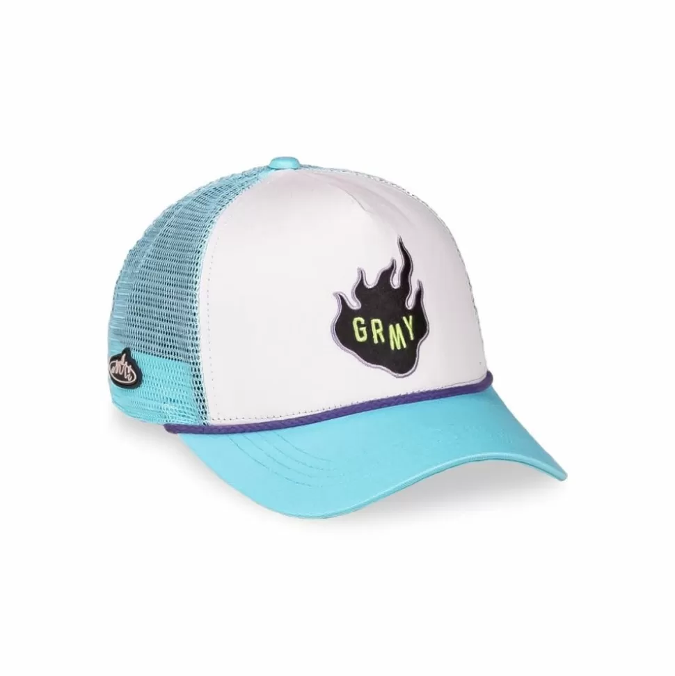 Head Wear*Grimey Cloven Tongues Trucker Cap - Blue - Summer 23