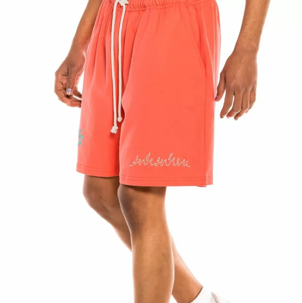 Shorts*Grimey "Day Dreamer" Sweatshorts - Coral - Spring 22