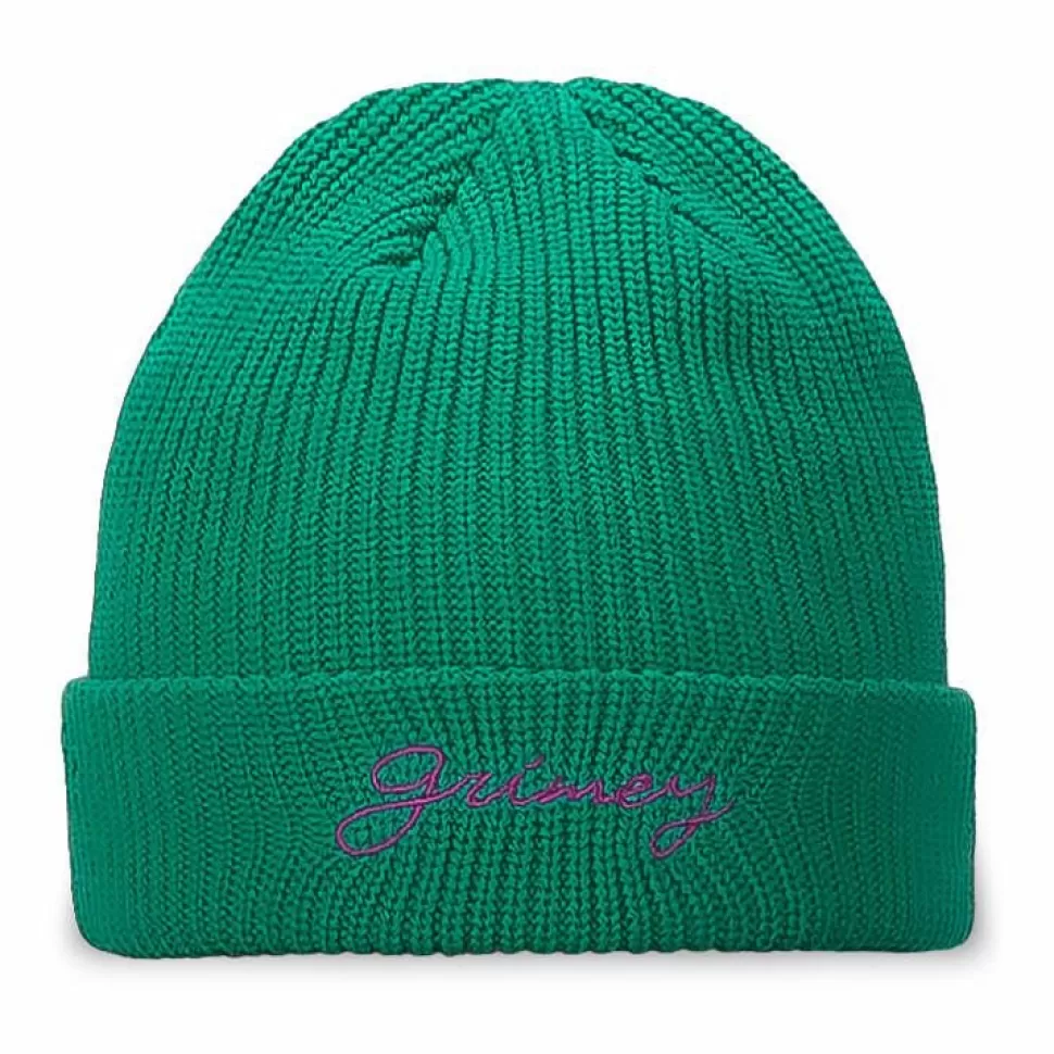 Head Wear*Grimey "Dust Storm" Beanie - Green - Fall 22