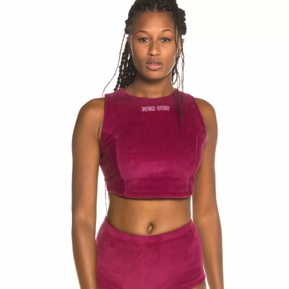 Tees & Tops*Grimey Engineering Corduroy Girl Top Fw19 Purple