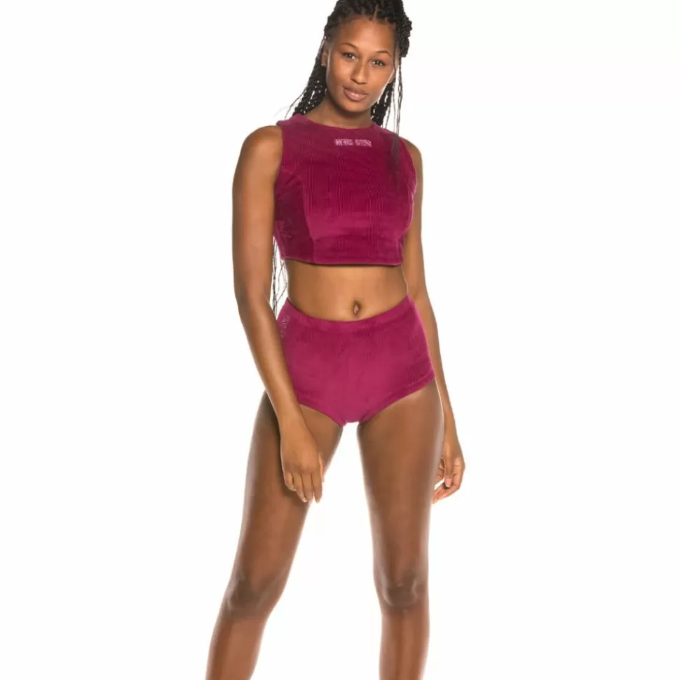 Tees & Tops*Grimey Engineering Corduroy Girl Top Fw19 Purple
