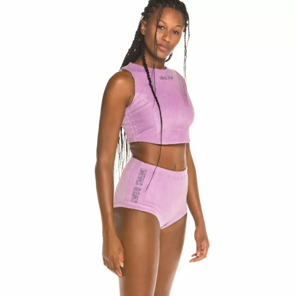 Tees & Tops*Grimey Engineering Corduroy Girl Top Fw19 Violet