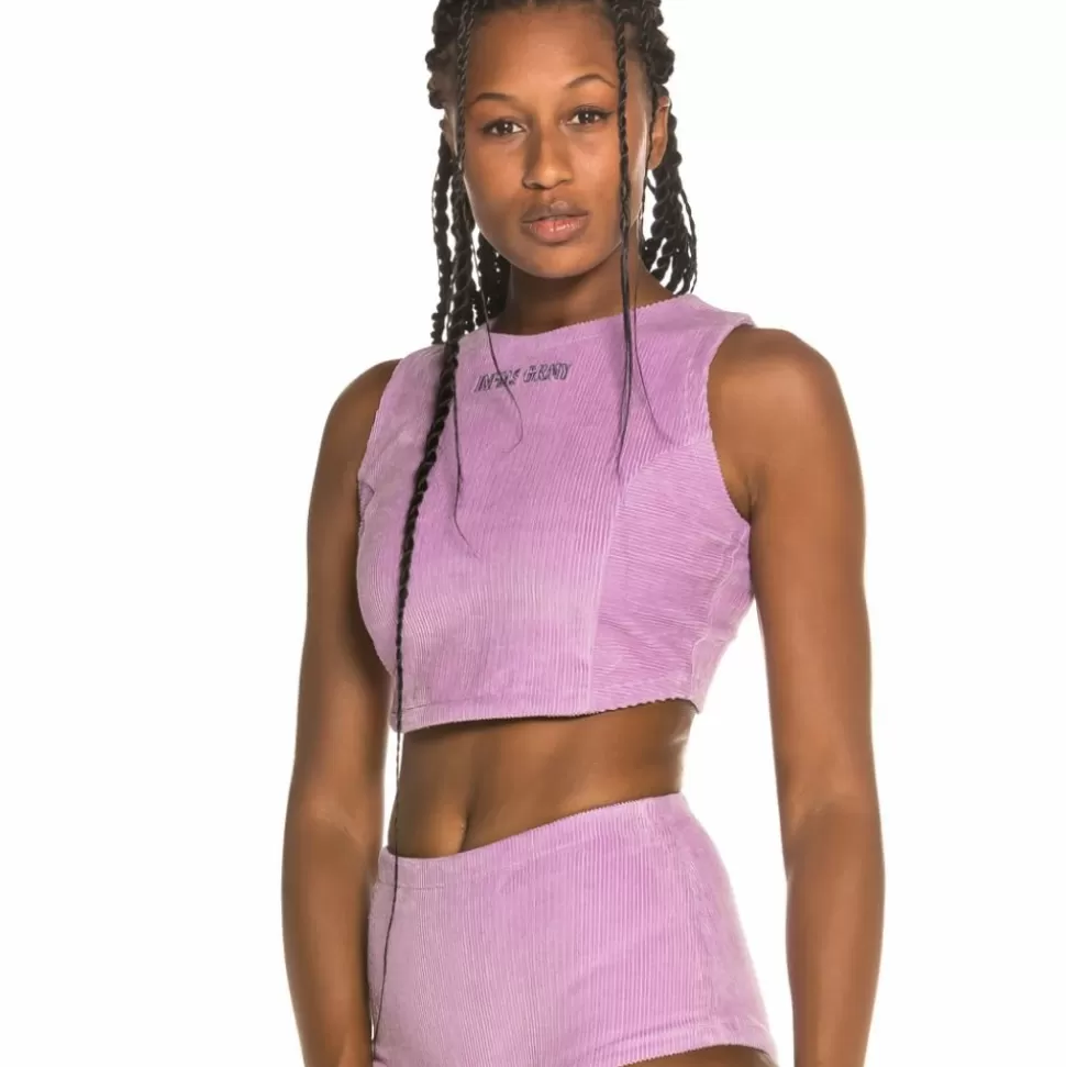 Tees & Tops*Grimey Engineering Corduroy Girl Top Fw19 Violet